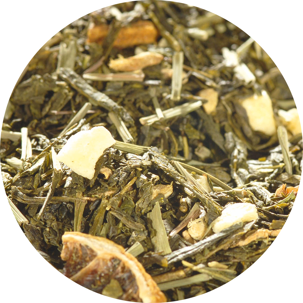 Grüner Tee Sencha INGWER ZITRONE