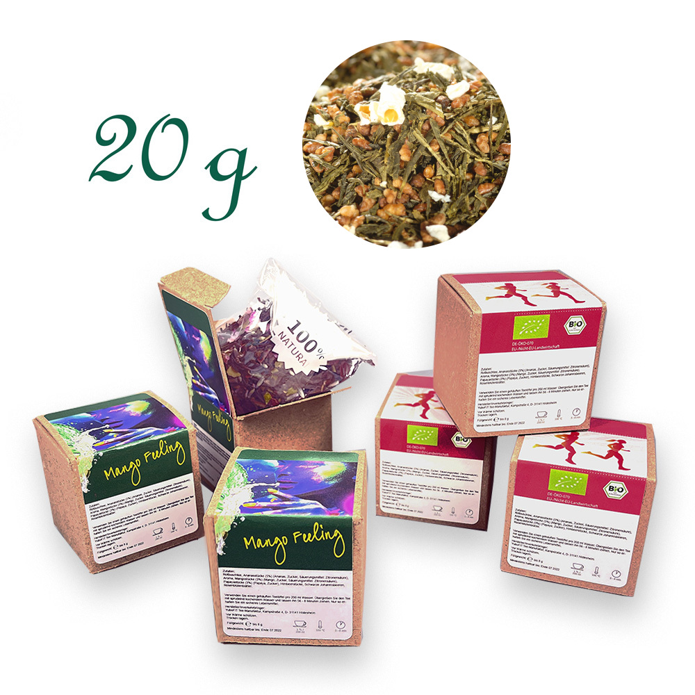 Faltschachtel, Recyclingkarton, Inhalt 20 g