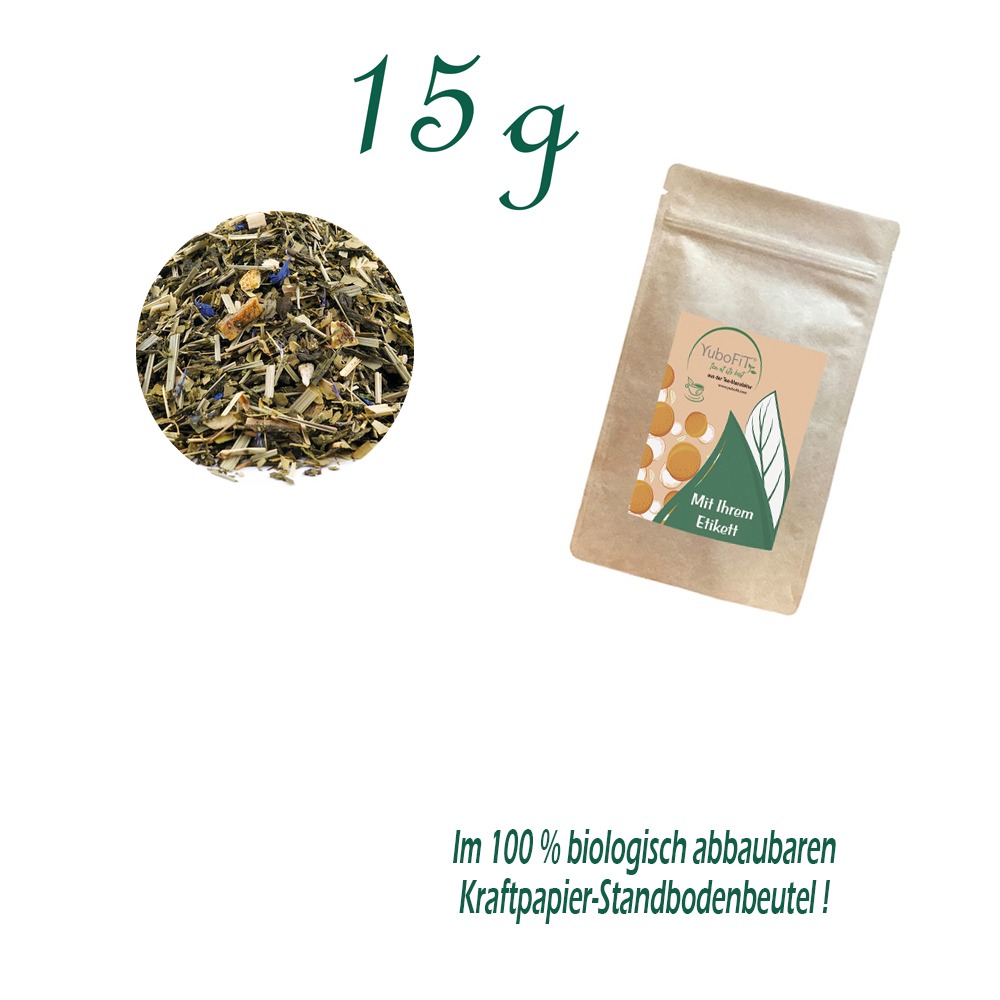 Standbodenbeutel Mini, Kraftpapier, Inhalt 15 g
