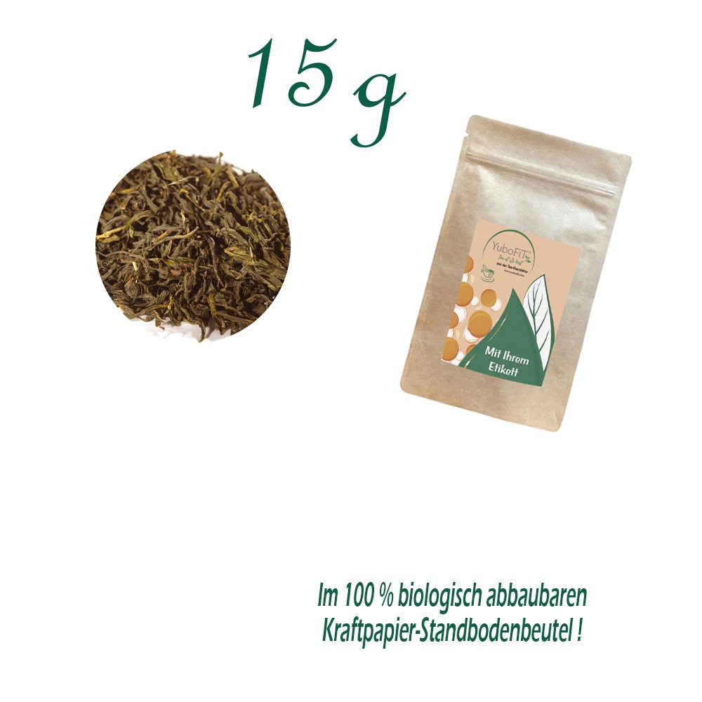 Standbodenbeutel Mini, Kraftpapier, Inhalt 15 g