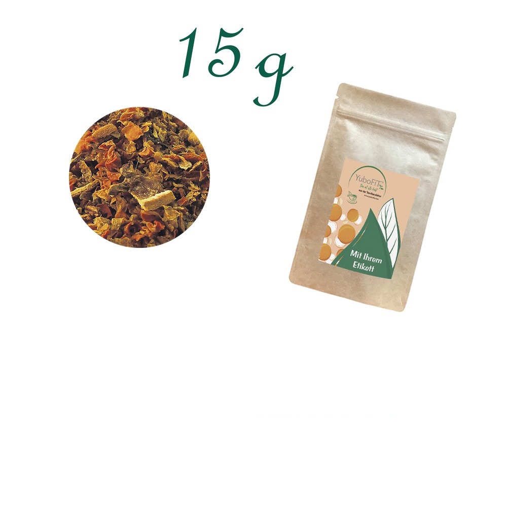 Standbodenbeutel Mini, Kraftpapier, Inhalt 15 g