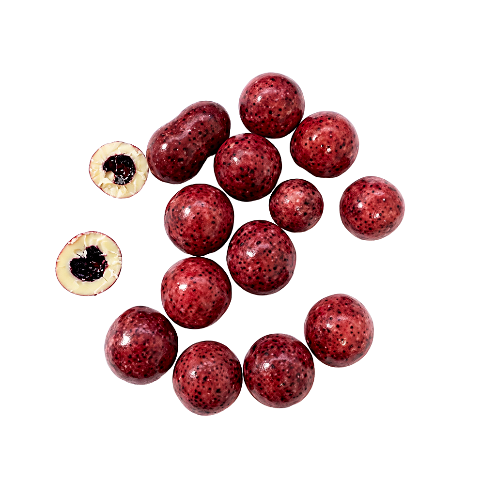 Johannisbeeren (schwarz) umhüllt mit Schokolade