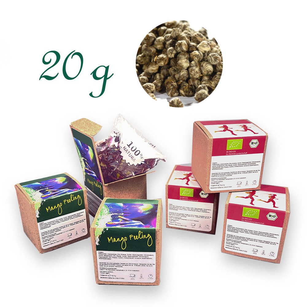 Faltschachtel, Recyclingkarton, Inhalt 20 g