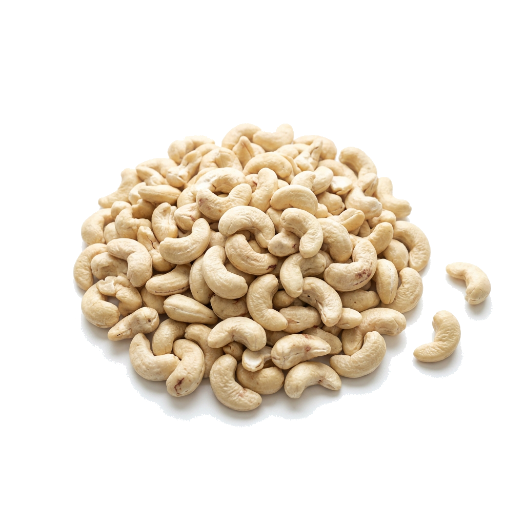 Cashewkerne 320er, helle ganze roh, Indien/Elfenbeinküste