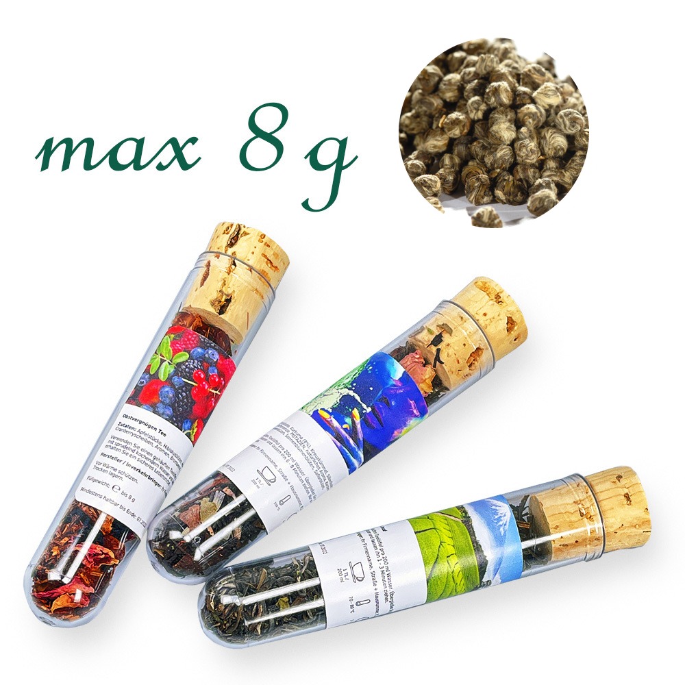 Reagenzglas, Inhalt bis 8 g