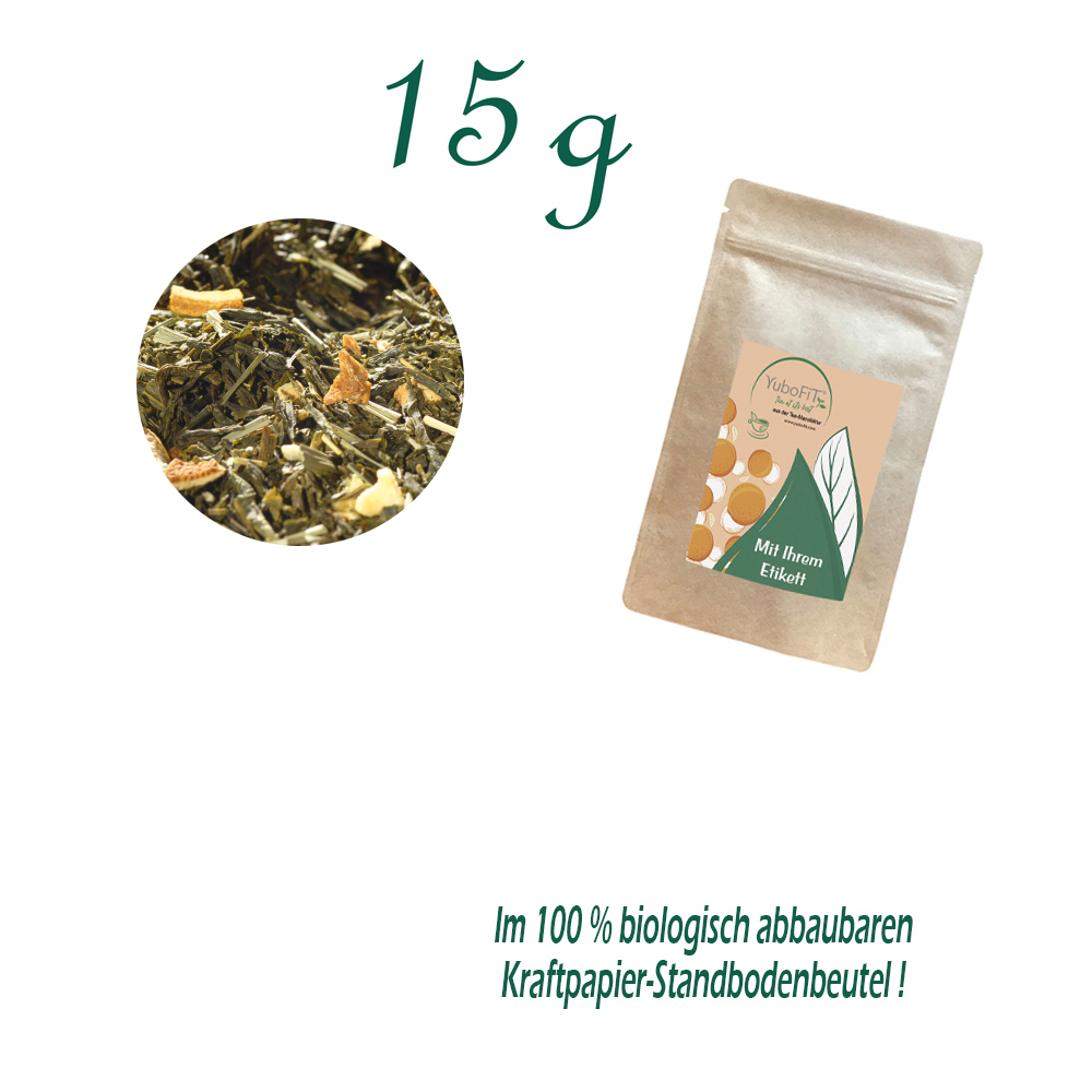 Standbodenbeutel Mini, Kraftpapier, Inhalt 15 g