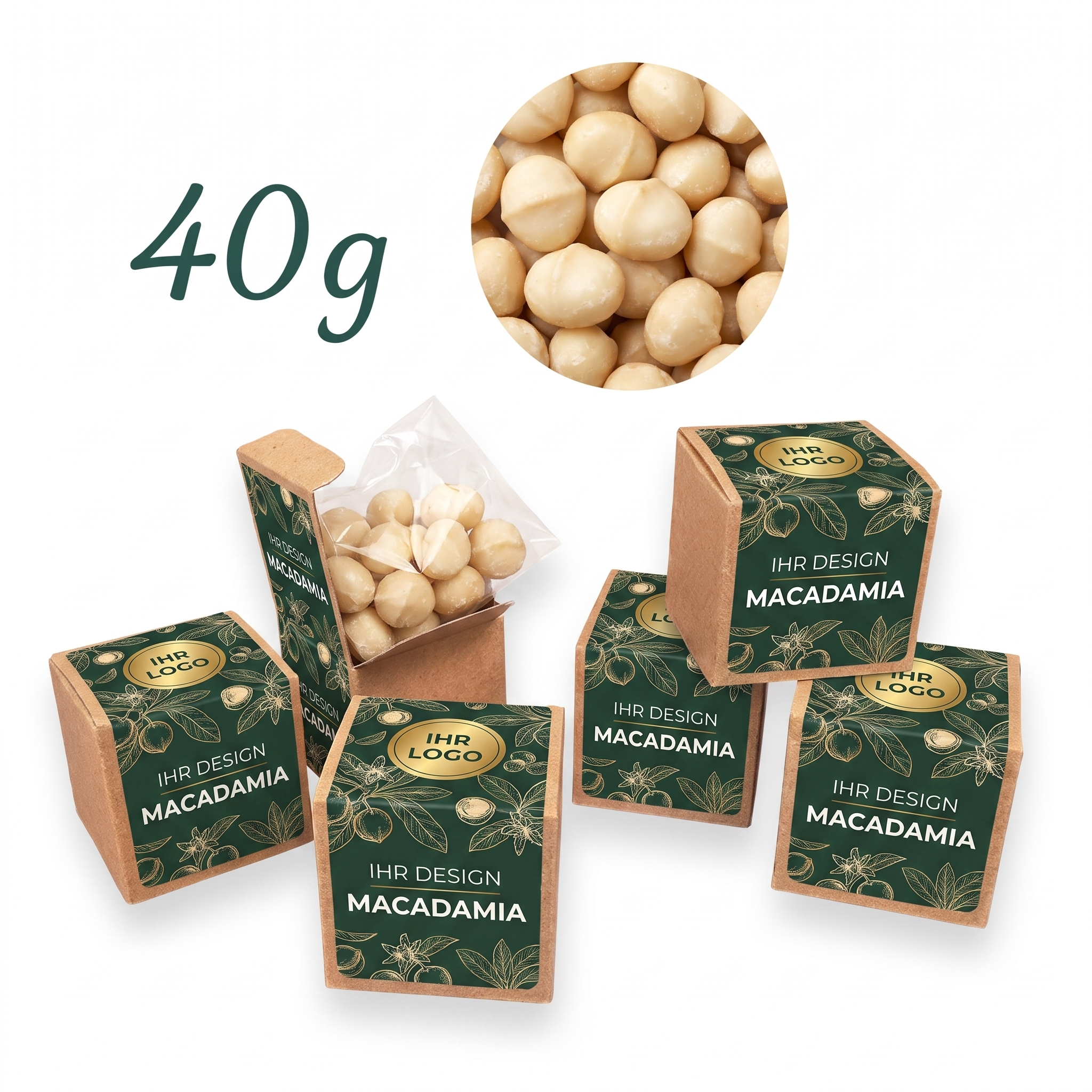 Macadamia-Cube ca. 40 g