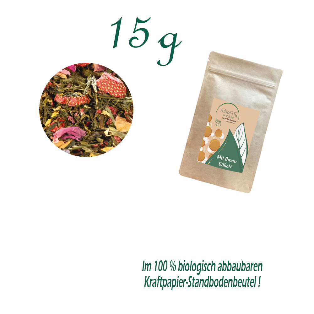 Standbodenbeutel Mini, Kraftpapier, Inhalt 15 g