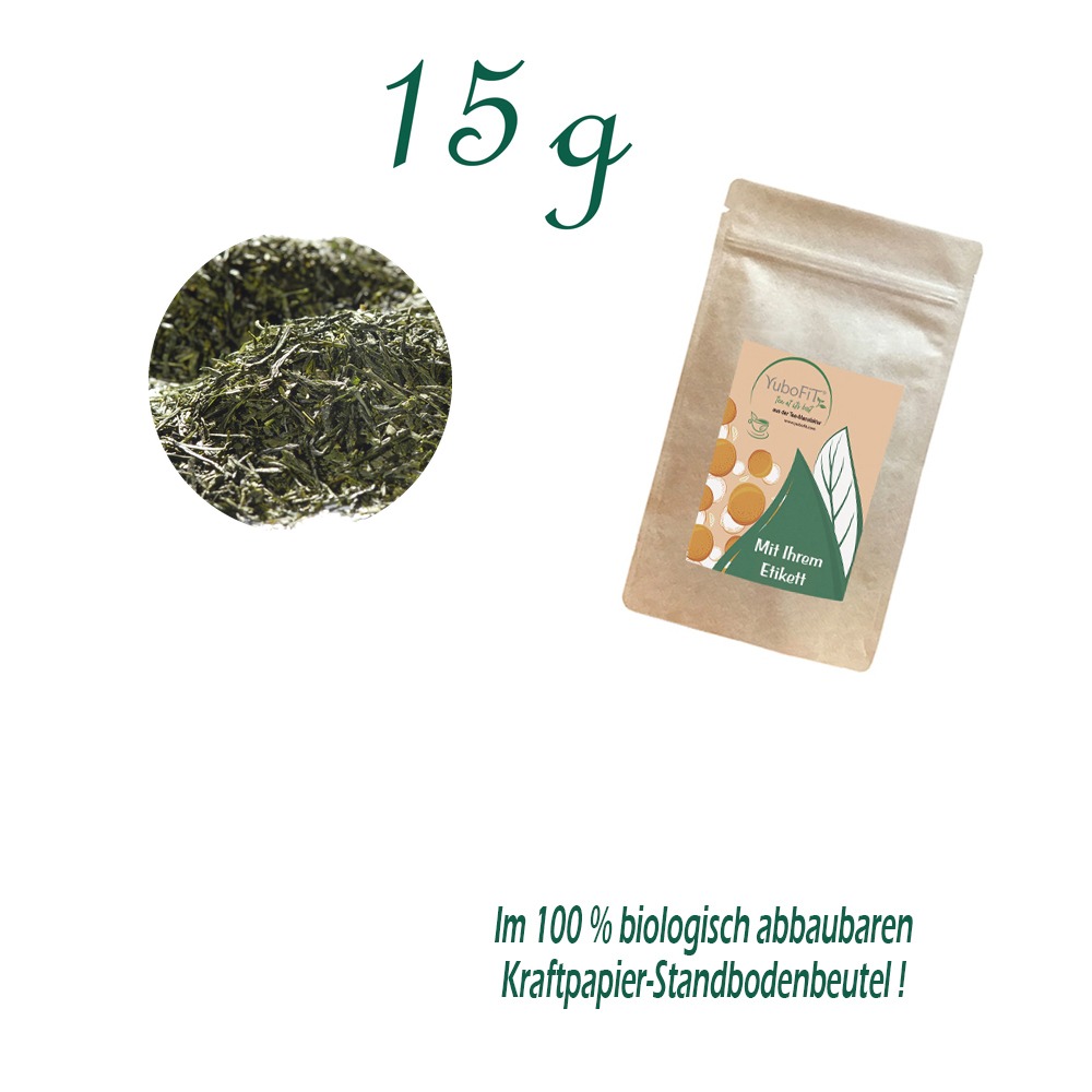 Standbodenbeutel Mini, Kraftpapier, Inhalt 15 g