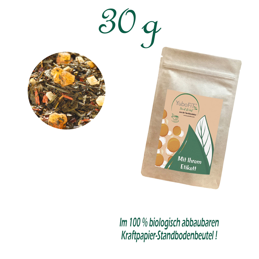 Standbodenbeutel Small, Kraftpapier, Inhalt 30 g