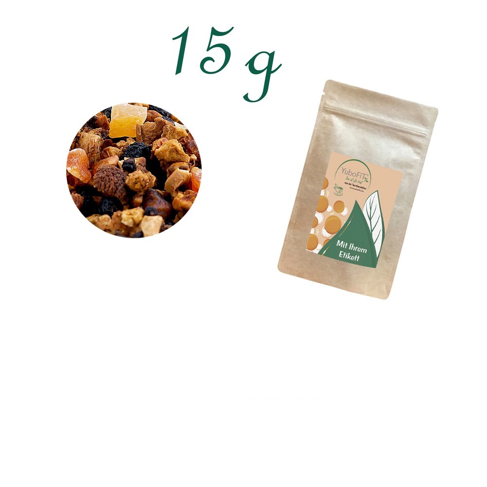 Standbodenbeutel Mini, Kraftpapier, Inhalt 15 g