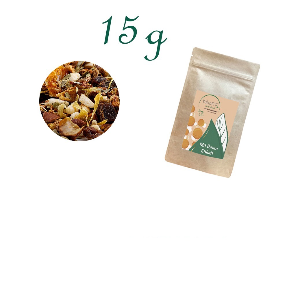 Standbodenbeutel Mini, Kraftpapier, Inhalt 15 g