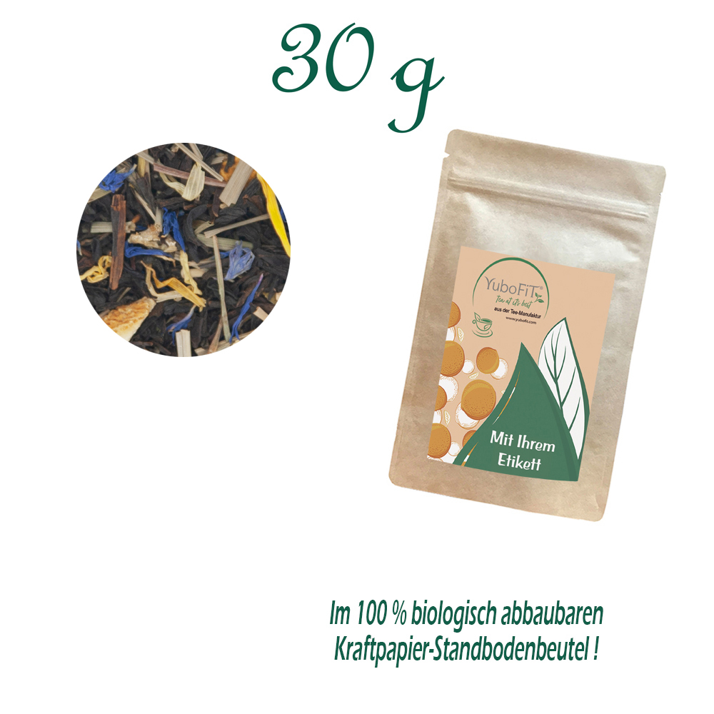 Standbodenbeutel Small, Kraftpapier, Inhalt 30 g