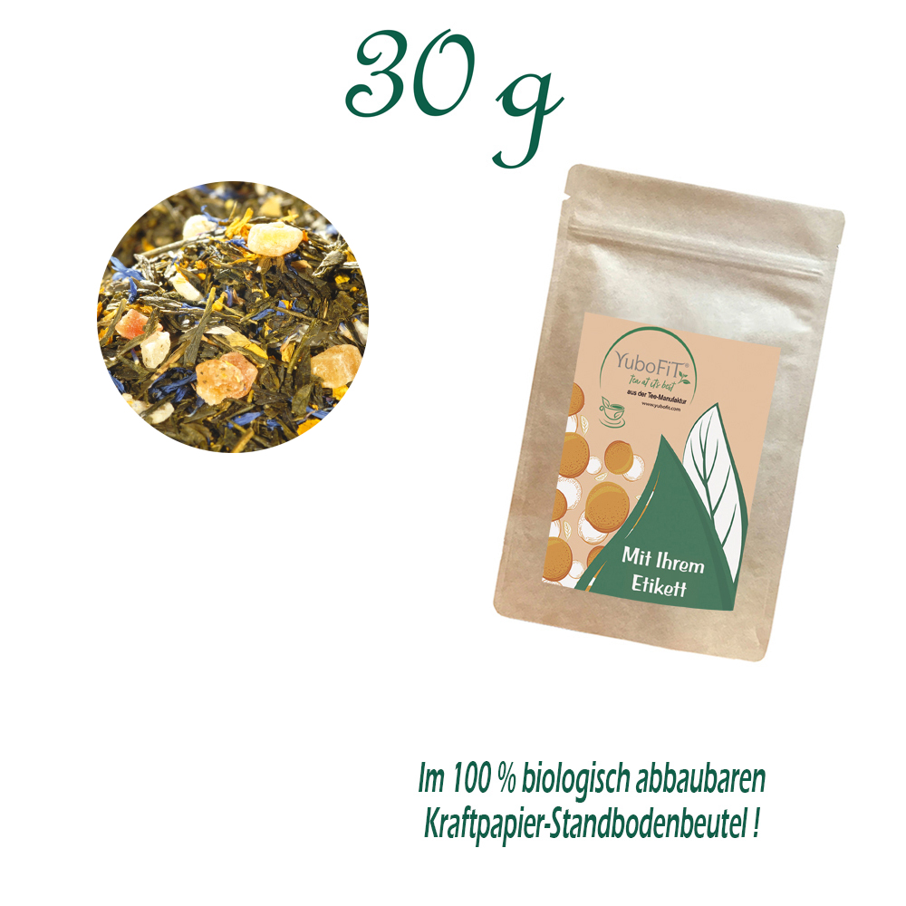 Standbodenbeutel Small, Kraftpapier, Inhalt 30 g