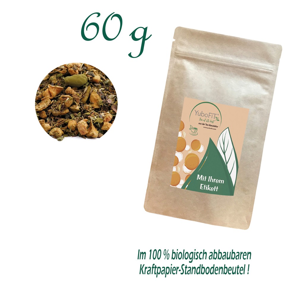 Früchtetee Matcha Praliné Tee