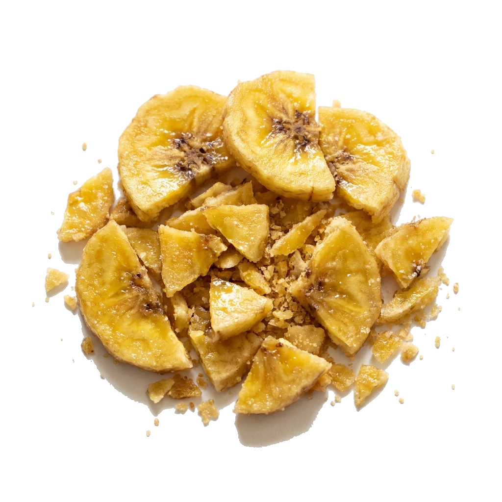 Bananenchips-Bruch, gesüßt, Philippinen