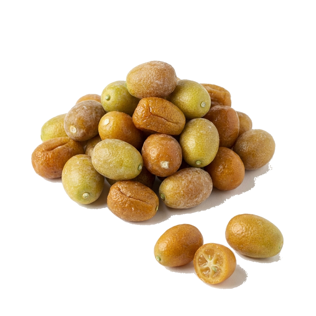 ganze Kumquats, gezuckert