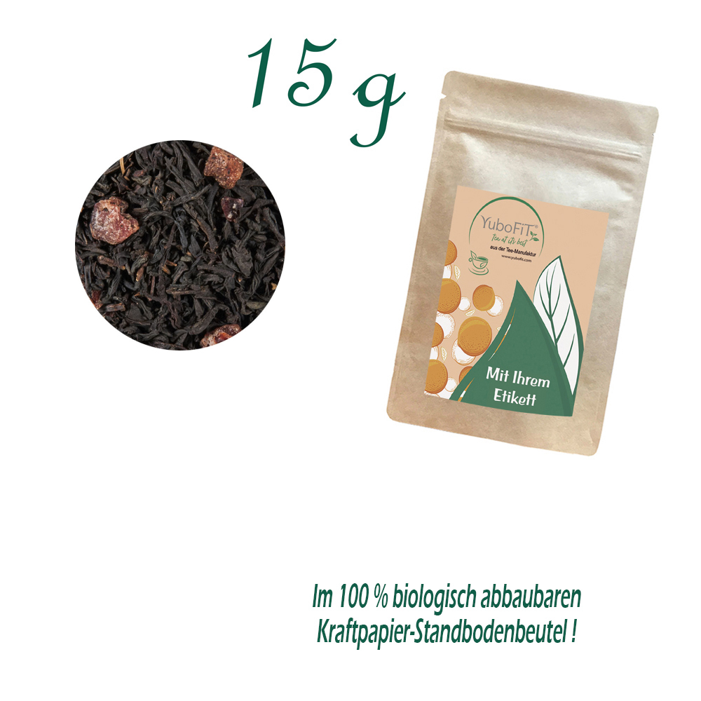 Standbodenbeutel Extra Small, Kraftpapier, Inhalt 15 g