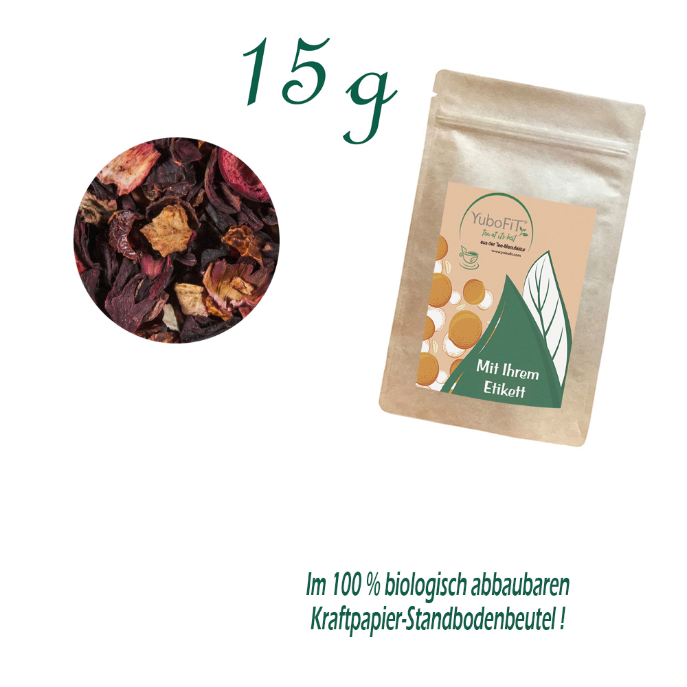 Standbodenbeutel Extra Small, Kraftpapier, Inhalt 15 g