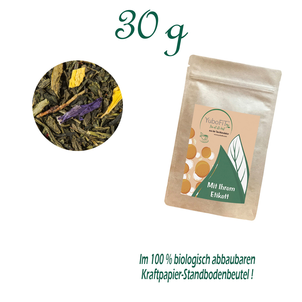 Standbodenbeutel Small, Kraftpapier, Inhalt 30 g