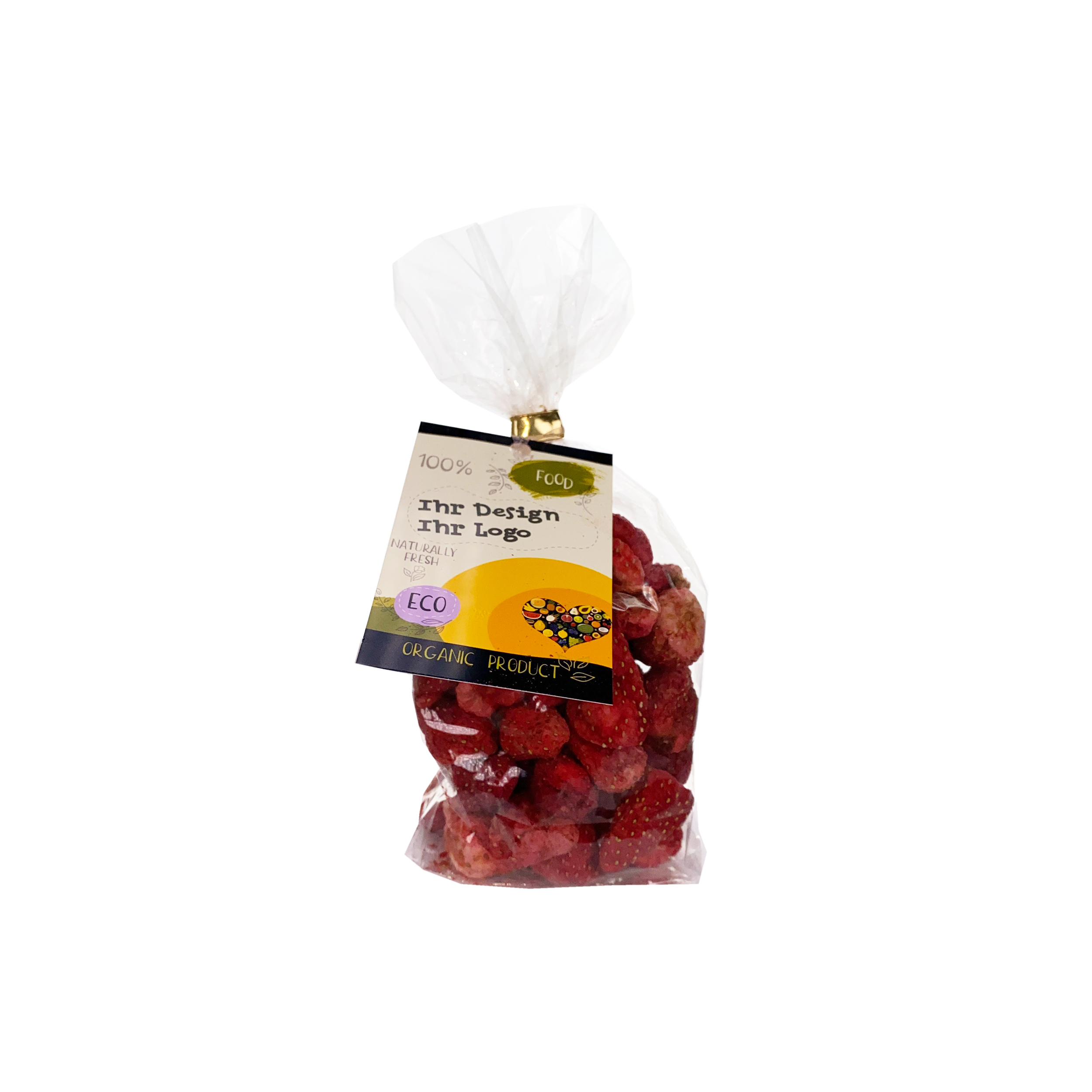 Erdbeeren -ganz- gefriergetrocknet - Jumbo - ohne Zusätze - 30g