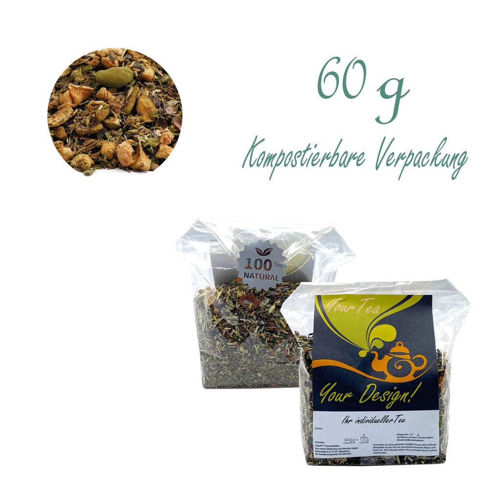 Früchtetee Matcha Praliné Tee