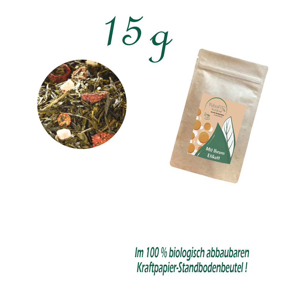 Standbodenbeutel Mini, Kraftpapier, Inhalt 15 g