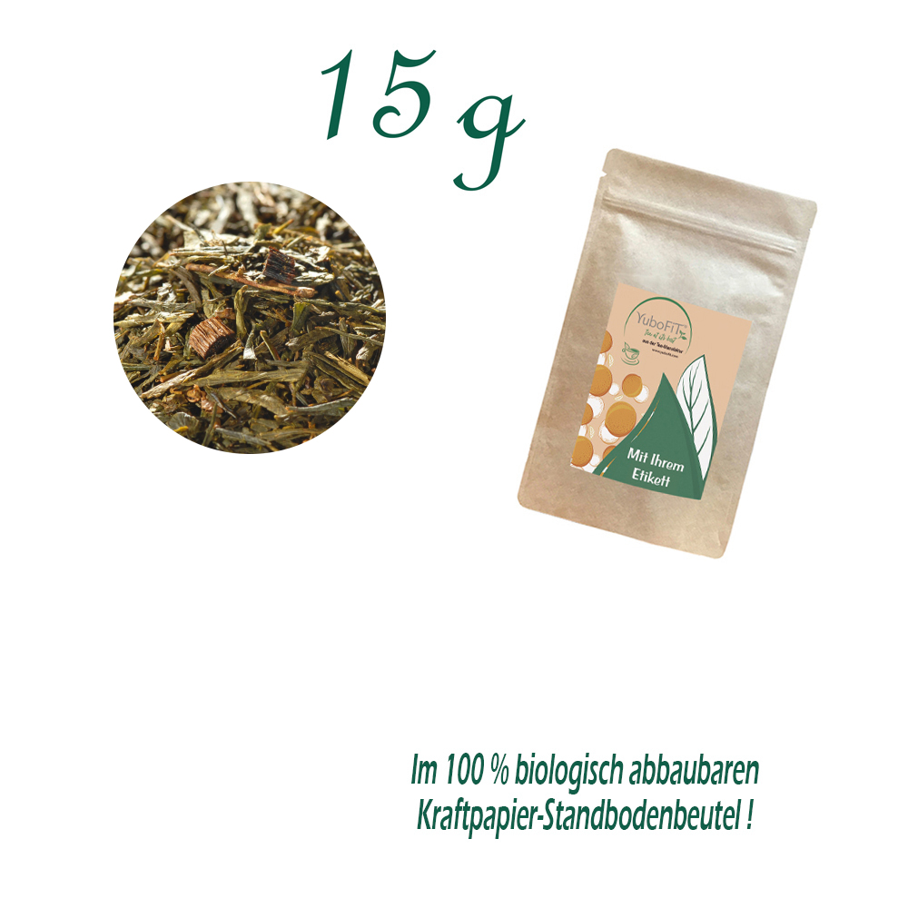 Standbodenbeutel Mini, Kraftpapier, Inhalt 15 g