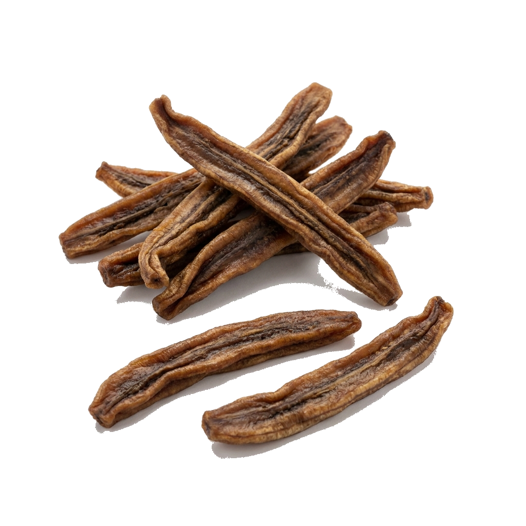 Bananen Streifen getrocknet, 250 g Päckchen, Kolumbien, ohne Zusätze