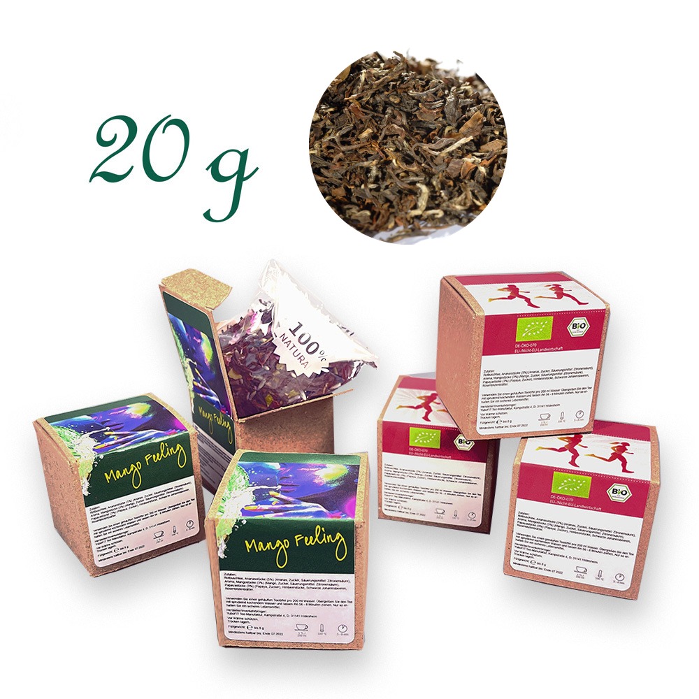 Faltschachtel, Recyclingkarton, Inhalt 20 g