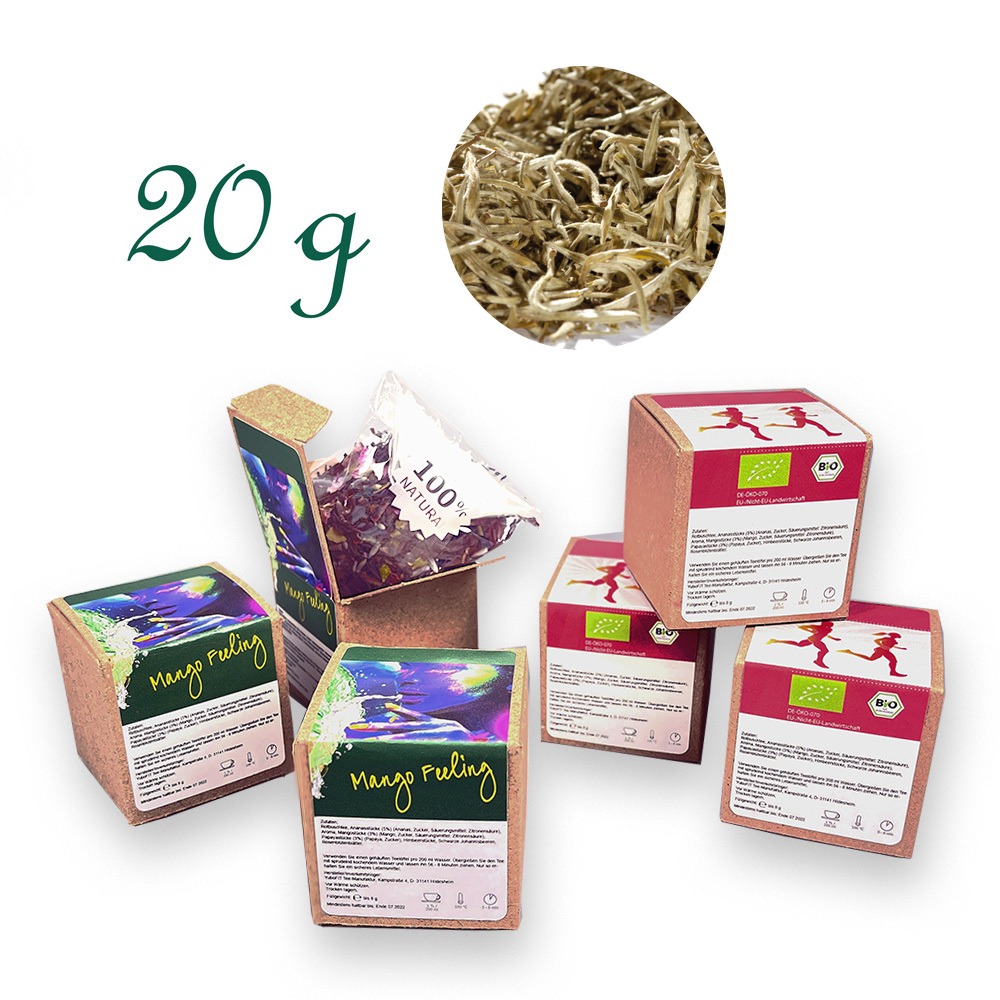 Faltschachtel, Recyclingkarton, Inhalt 20 g