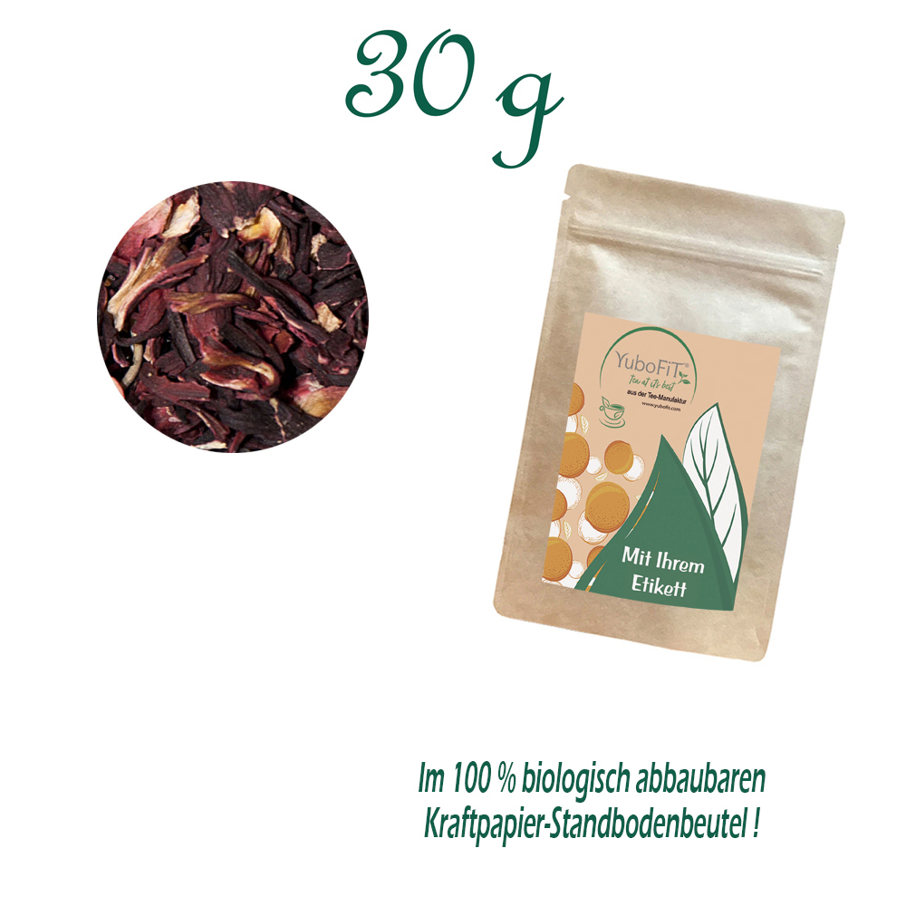Standbodenbeutel Small, Kraftpapier, Inhalt 30 g