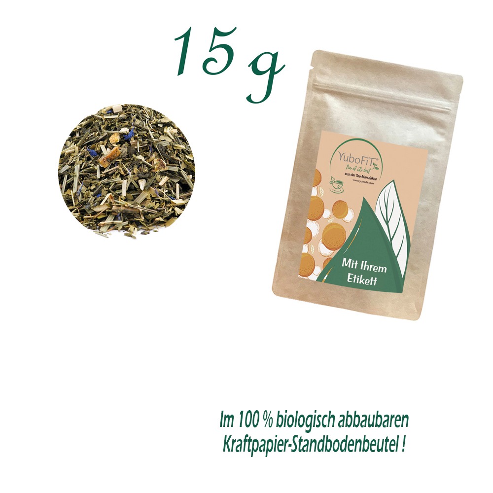 Standbodenbeutel Extra Small, Kraftpapier, Inhalt 15 g