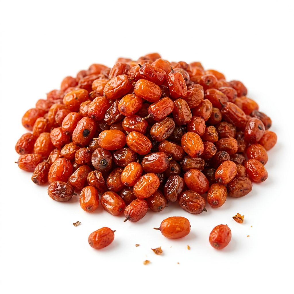 Sanddornbeeren getrocknet, soft, mit Traubensaft gesüßt