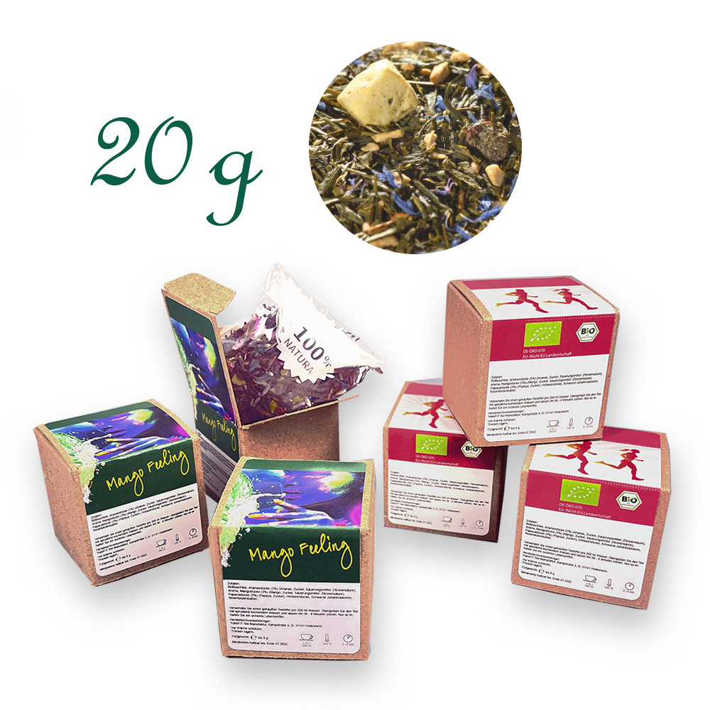 Faltschachtel, Recyclingkarton, Inhalt 20 g