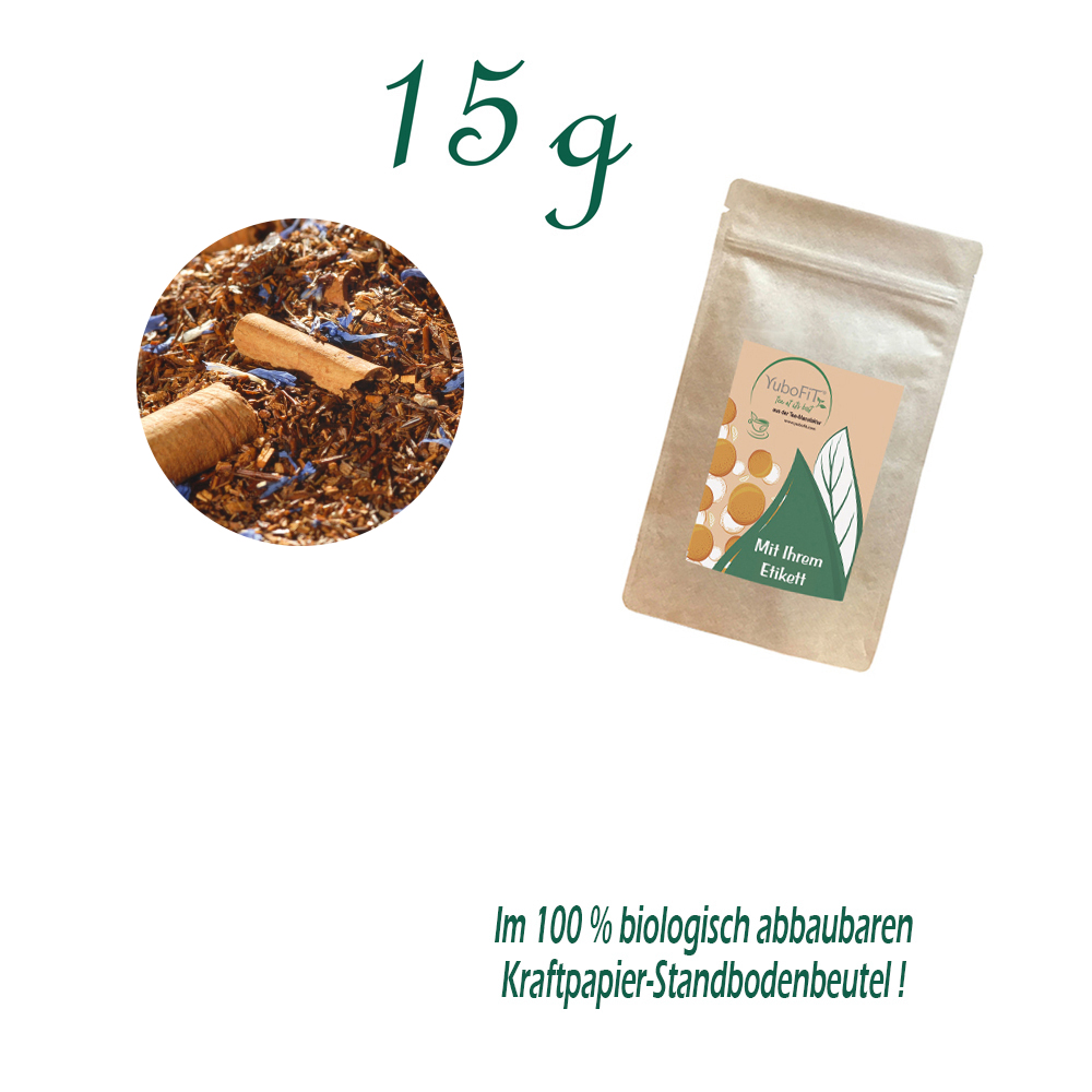 Standbodenbeutel Mini, Kraftpapier, Inhalt 15 g