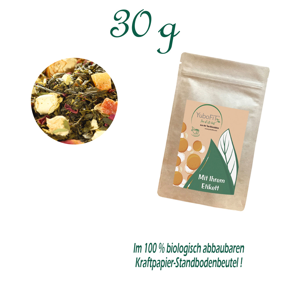 Standbodenbeutel Small, Kraftpapier, Inhalt 30 g