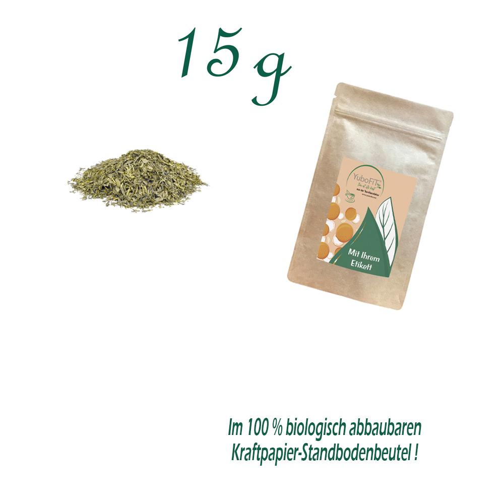 Standbodenbeutel Mini, Kraftpapier, Inhalt 15 g