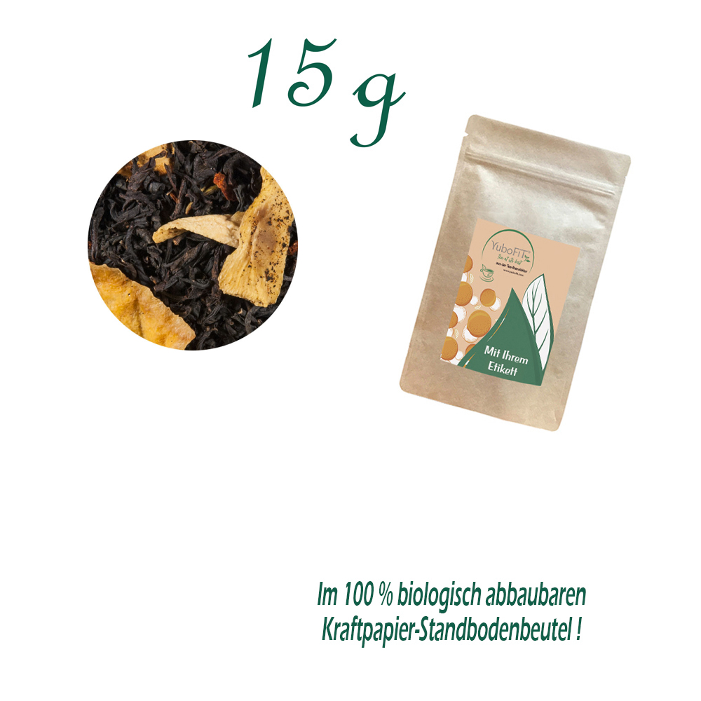 Standbodenbeutel Mini, Kraftpapier, Inhalt 15 g