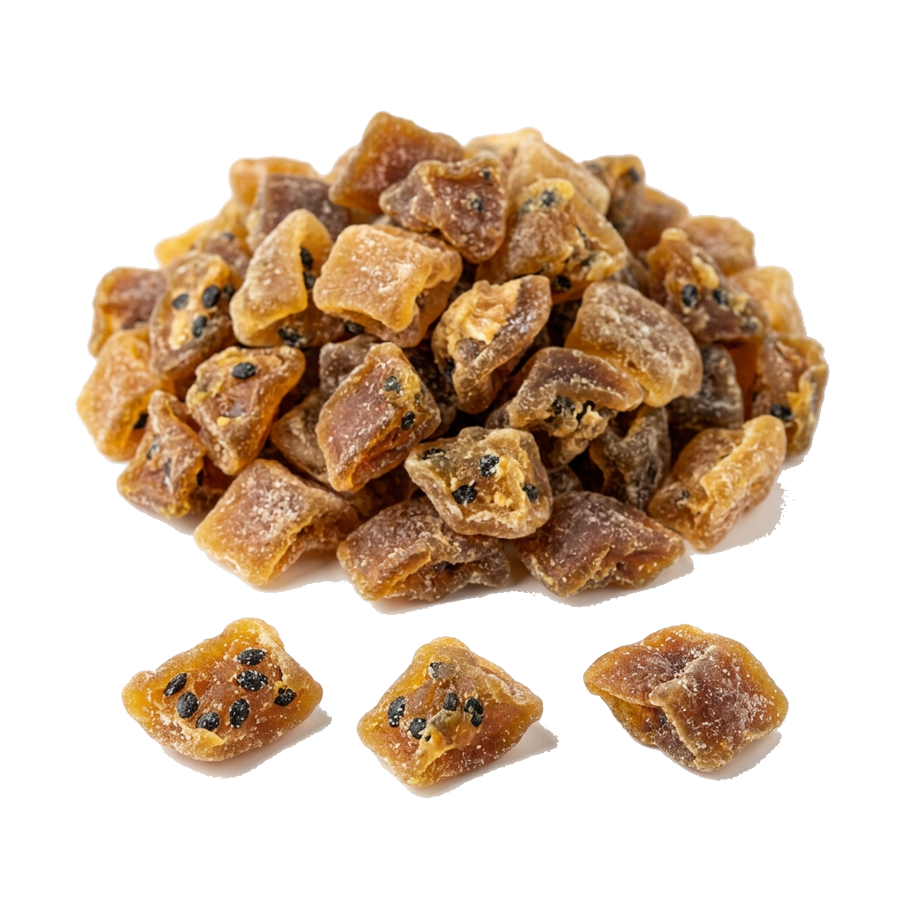 Passionsfrucht Chunks, gezuckert, geschwefelt, Thailand