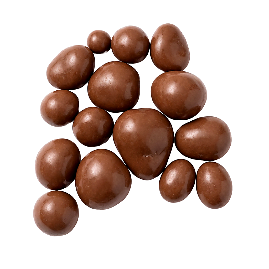 Himbeeren, gefriergetrocknet in Vollmilchschokolade
