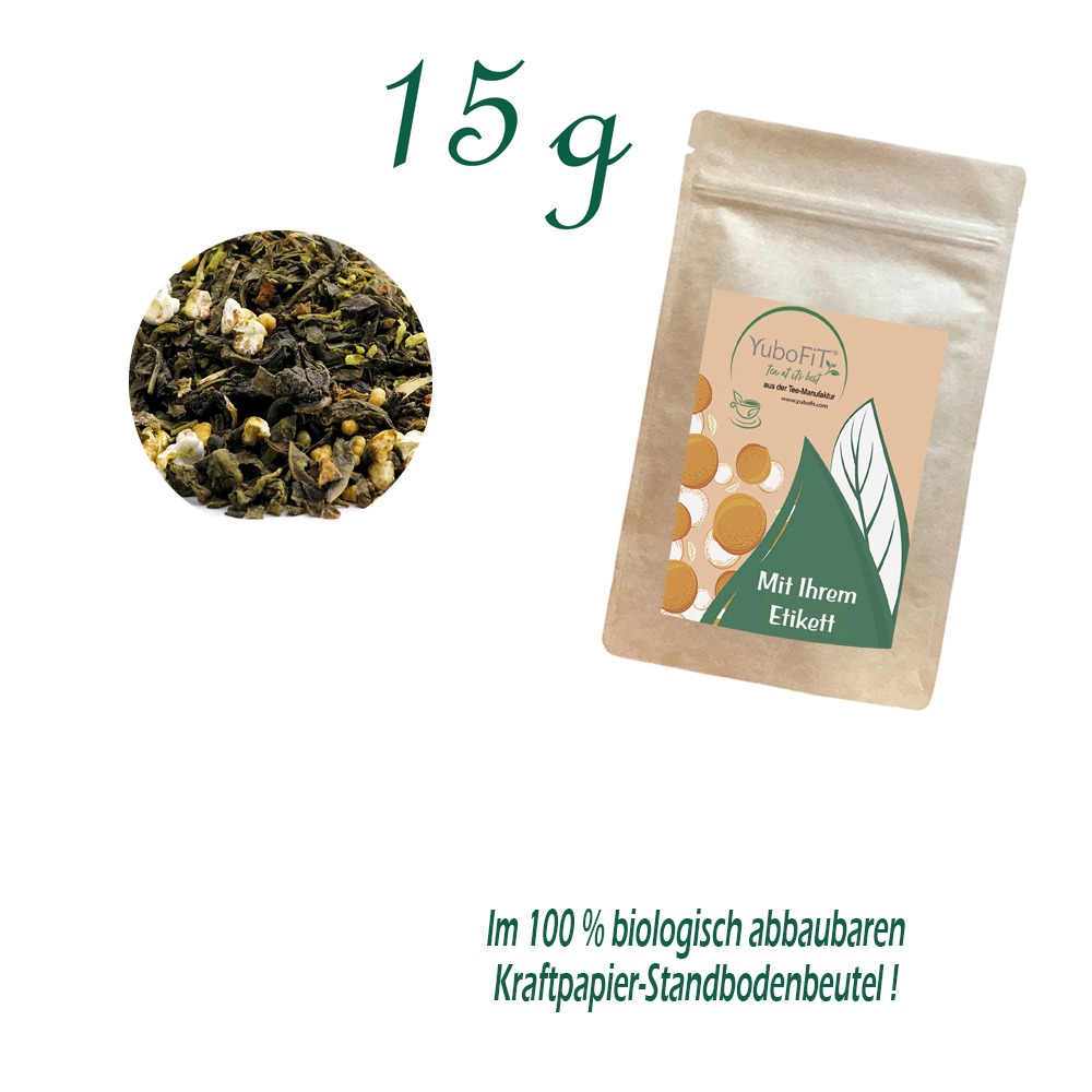Standbodenbeutel Extra Small, Kraftpapier, Inhalt 15 g
