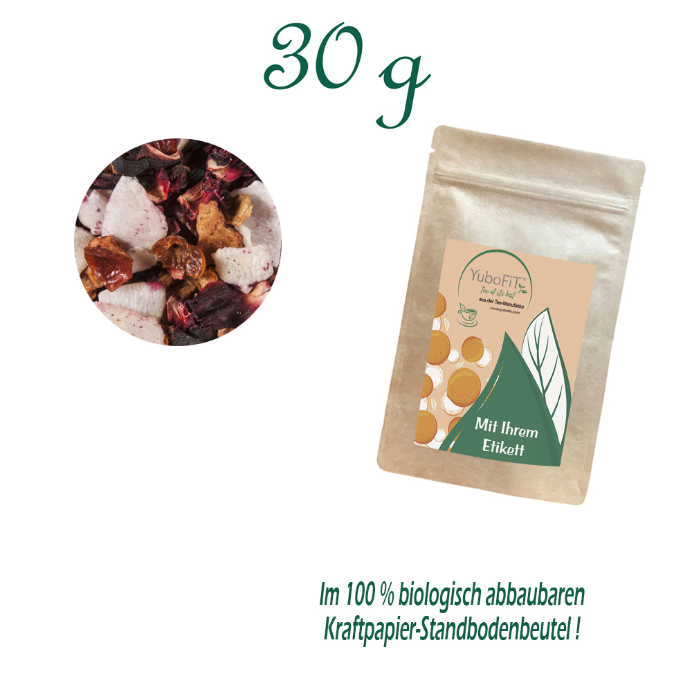 Standbodenbeutel Small, Kraftpapier, Inhalt 30 g