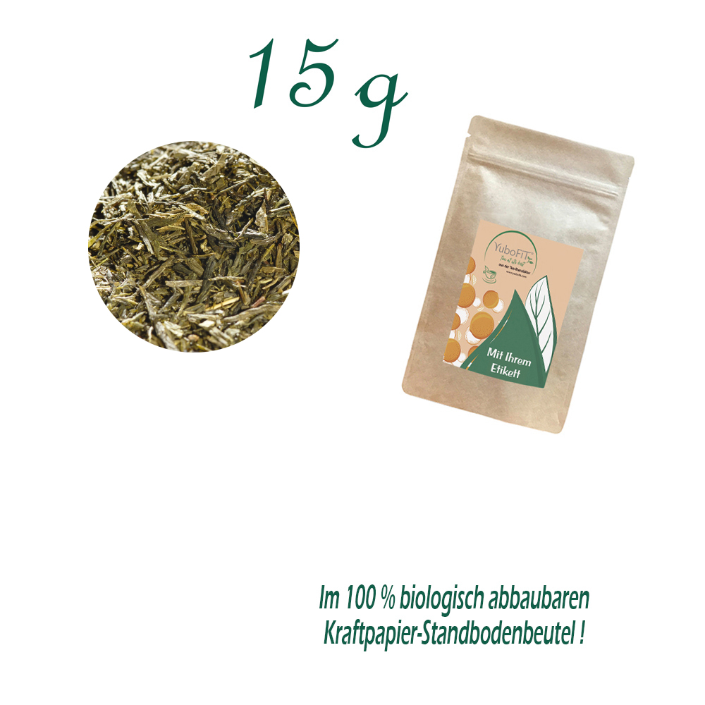 Standbodenbeutel Mini, Kraftpapier, Inhalt 15 g