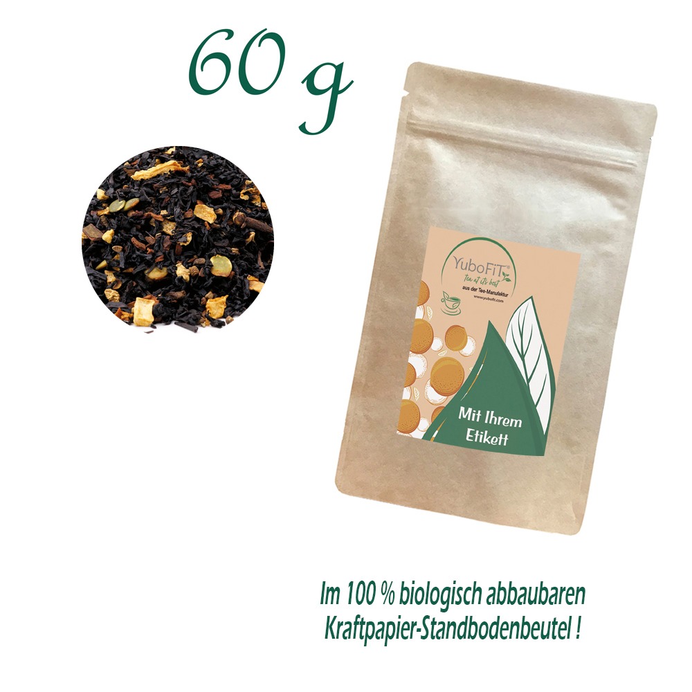 Schwarzer Tee Kürbis-Chai
