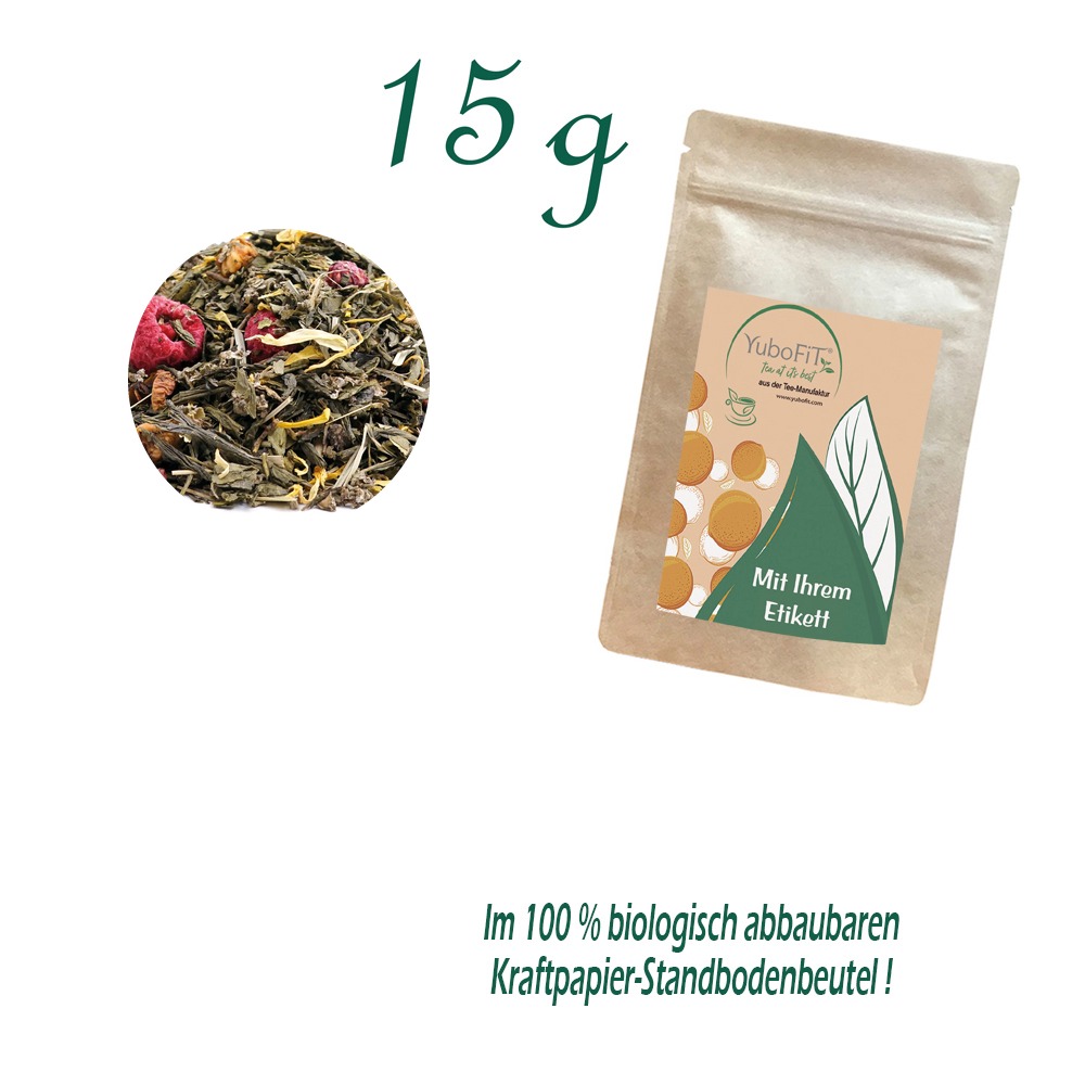 Standbodenbeutel Extra Small, Kraftpapier, Inhalt 15 g