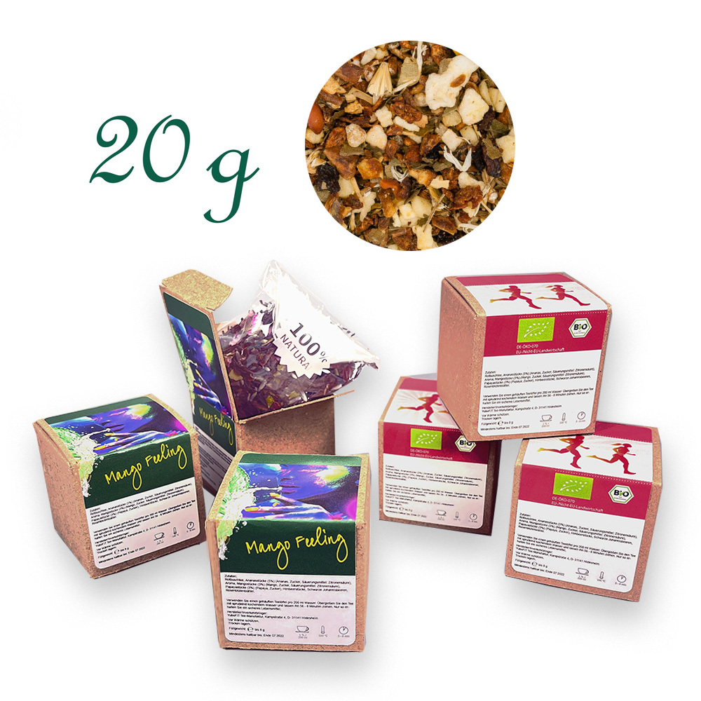 Faltschachtel, Recyclingkarton, Inhalt 20 g