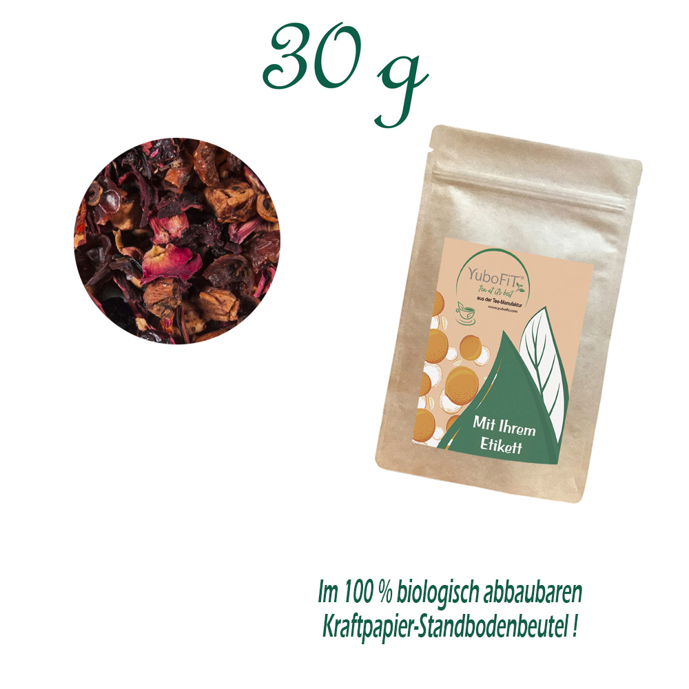 Standbodenbeutel Small, Kraftpapier, Inhalt 30 g