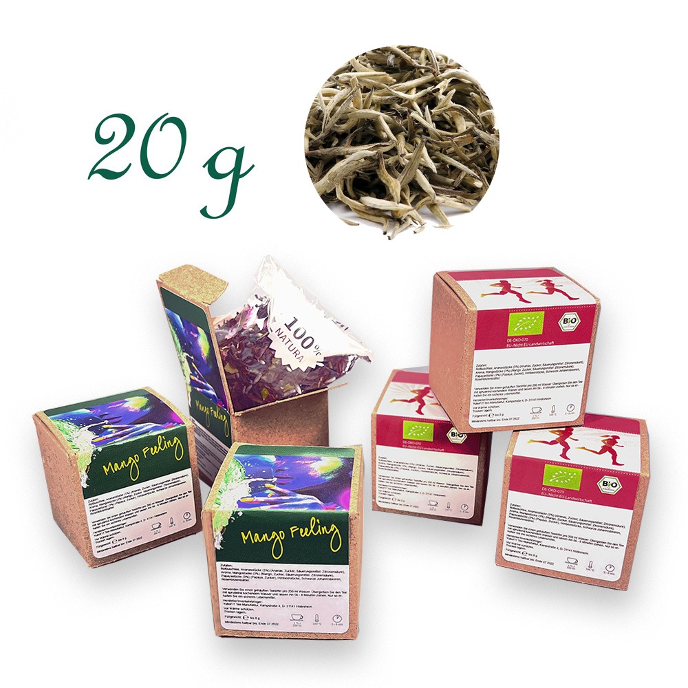 Faltschachtel, Recyclingkarton, Inhalt 20 g
