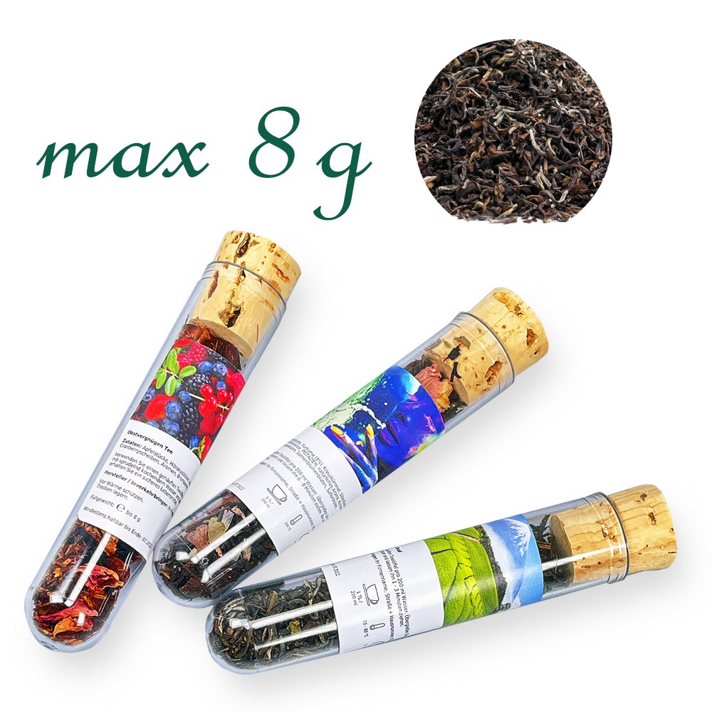 Reagenzglas, Inhalt bis 8 g